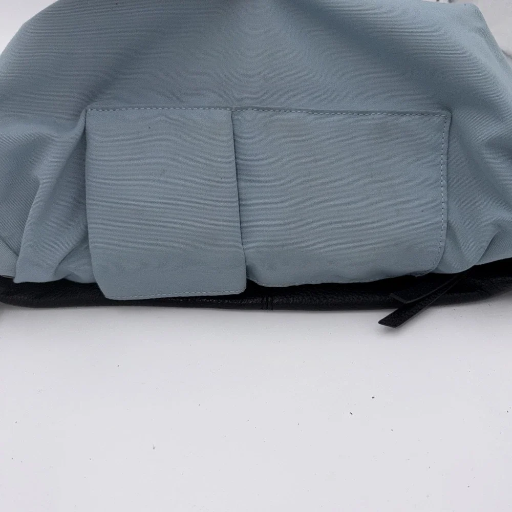 COACH Black Pebble Leather Duffle Crossbody Shoulder Purse Bag F15064 Medium-Lrg - Picture 12 of 16